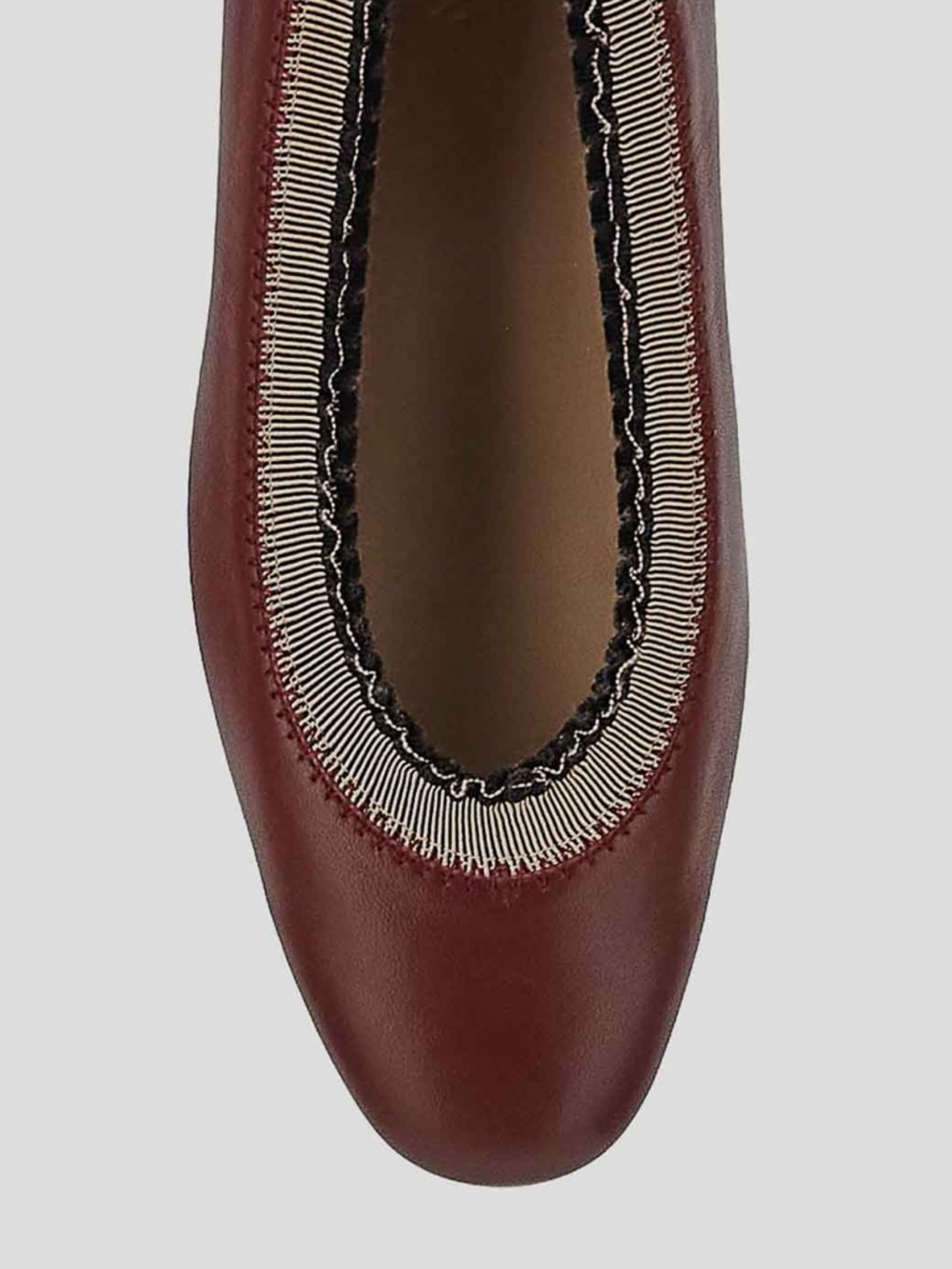Ulla Johnson Elise ballerina shoes in burgundy SZ 40 US 9.5